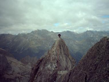 I on top of Albigna