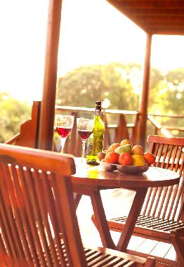 Deck for al fresco dining
