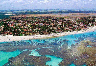 Porto de Galinhas natural pools beach view