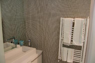 Bathroom, warm towels in winter :)