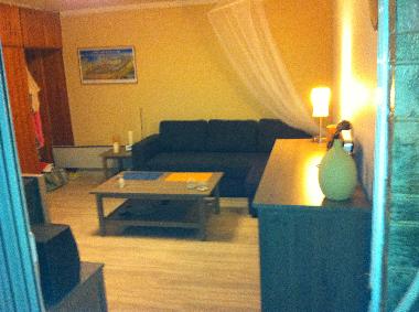 The sofa becomes a king size bed.