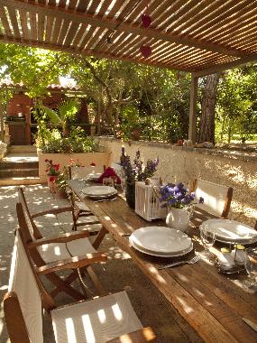 Terasse-Garten-relaxing area