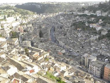 a panoramic picture of the town from the Belvedere Terrace