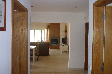 View from the hall to living room