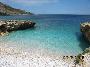 pebbled beach along Monte Cofano Reserve