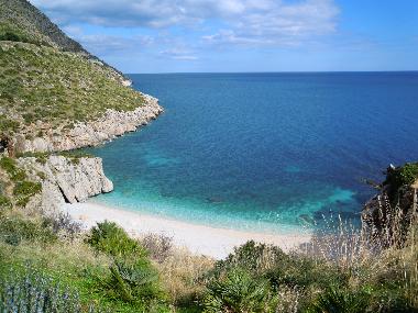 pebbled beach at Zingaro Nature Reserve