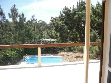 upper terrace facing garden & pool
