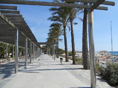 Moraira beach promenade
