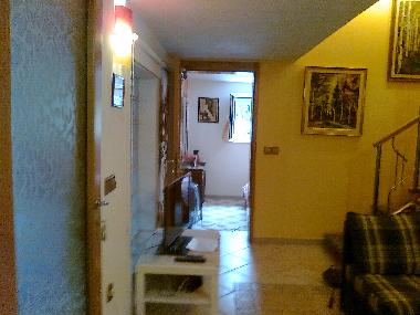 wiev to the bedroom from the living area