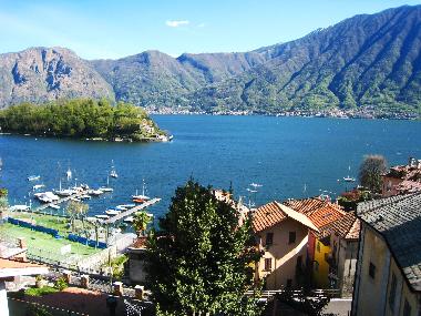 View from the Greenway Walk towards Isola Comacina