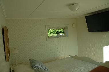 TV in bedroom has 300 + channels from 3 different satellites