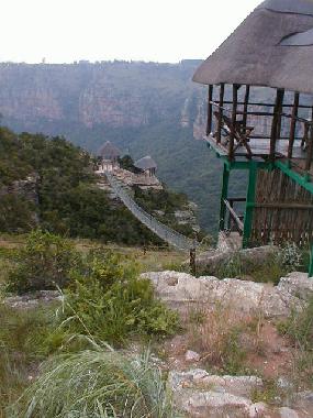 Suspension bridge to Eagle