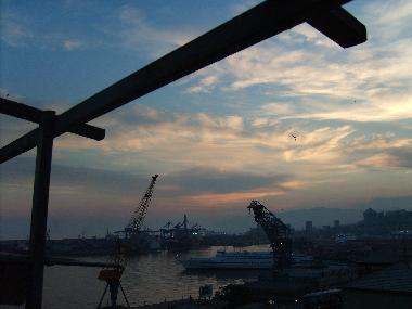 Sunset from the second balcony