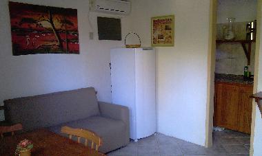 Flat 4 living room and kitchen