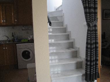 Staircase to private solarium