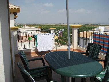Side view at solarium (orange groves)
