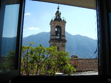 View to St Bartolomeo Church from the kitchen window 