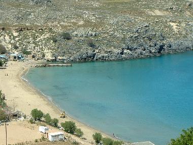 One of the beaches at Lindos bay