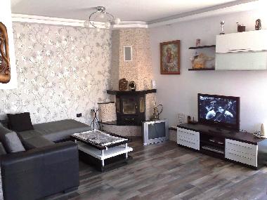TV and lounge area