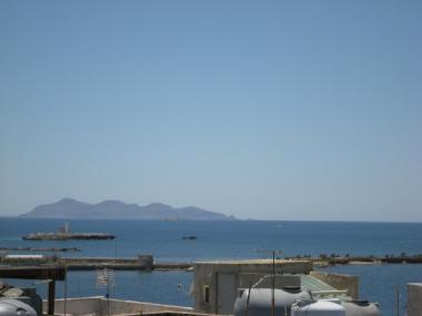 View from the terrace on the islands Egadi