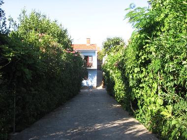 entrance from the street