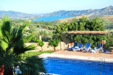 view on the pool, the lake and the sea