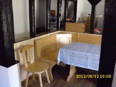 Dining room next to the kitchen.