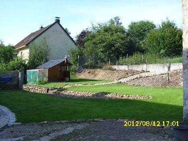 The back garden.
