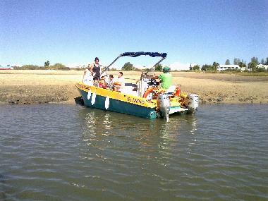 Boat to the beach