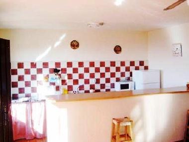 kitchen of the apartment