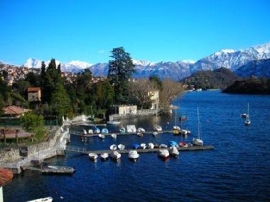 Vista over Lake Como from Sala Comacina 