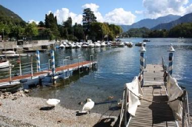 The lake viewed from Piazza Mateotti 