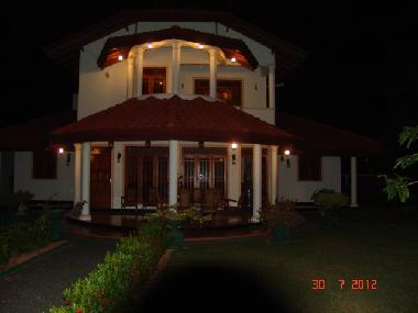 Villa Elephant House at night