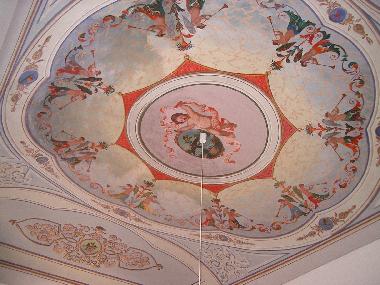 fresko ceiling in  bedroom 2