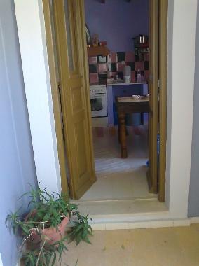 entrance to the KITCHEN AND DINING ROOM