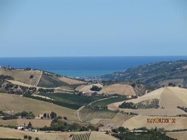 From Cossignano view to the sea