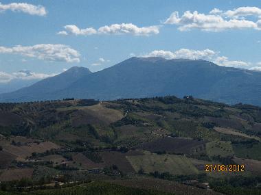From Cossignano view to Gran Sasso