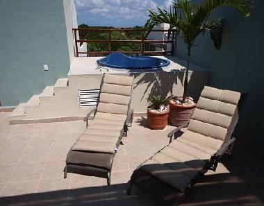 Rooftop Loungers and Jacuzzi / Hot Tub 