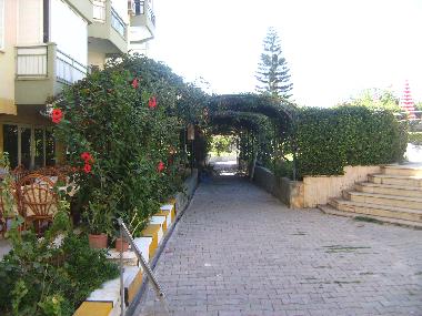 Pathway to  the sea side and to the beach