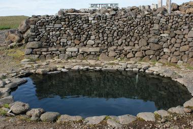 Grettislaug - geo thermal hot springs