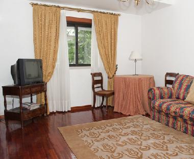 Living room with sofa-bed