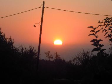 Sunset from the porch.