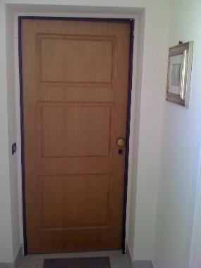 the inside door entrance