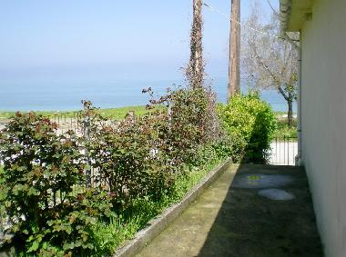 the pathway to the backyard