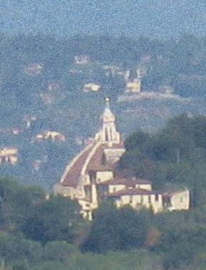 Florence Cathedral view from the apt balcony