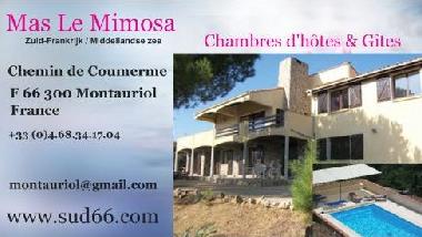 Bed and Breakfast in montauriol (Pyr�n�es-Orientales) or holiday homes and vacation rentals