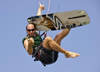 kitesurfing