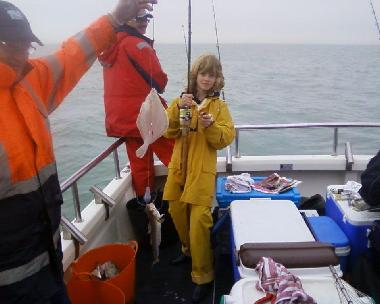 fishing from the breakwater, beach or boat