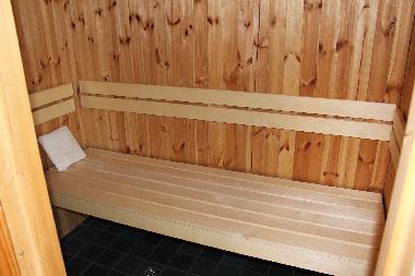 Sauna -  Takes 15 min to warm up to 65 grad cels