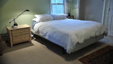 Sleep number queen bedroom